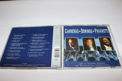 [CDA] Carreras Domingo Pavarotti - Die 3 tenors singen - cd audio original foto