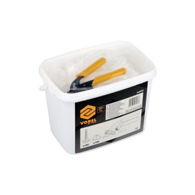 Kit pentru nivelat placi ceramice, 201 b, Vorel 04680 foto