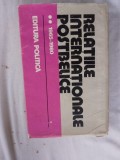 Carte relatii internationale postbelice 1965-1980