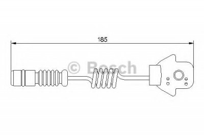 Senzor de avertizare,uzura placute de frana MERCEDES M-CLASS (W163) (1998 - 2005) BOSCH 1 987 474 963 foto