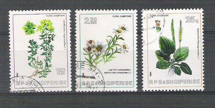 Albania 1984 Flowers, used G.215