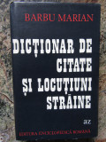 Dictionar de citate si locutiuni straine - Barbu Marian