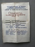 Bnk div Afis concert Conservatorul Ciprian Porumbescu 1984
