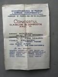 bnk rev Afis concert Conservatorul Ciprian Porumbescu 1984