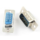 Conector pentru lipit VGA 15 pini tata, C15mt