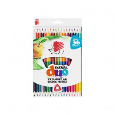 Creioane colorate Ico Arici Duo 18/set foto