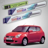Cumpara ieftin Ștergătoare Suzuki Swift FZ/NZ 3 Uși 2010-2017 | Set Față și Spate Hibrid &ndash; TeamCar&reg;
