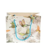 Punga de cadou cu fluturi multicolori 18 cm