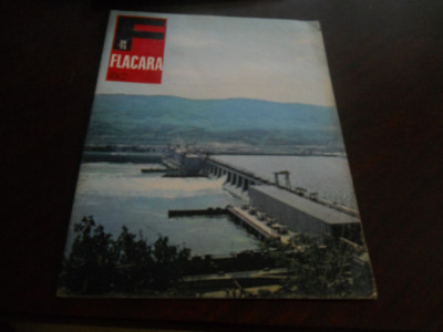 Revista Flacara Nr.884-13 mai 1972 Ioana Bulca ,Hidrocentrala Portile de Fier 1 foto