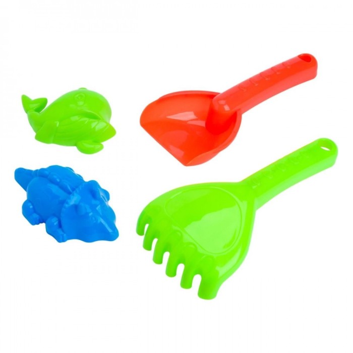 Set jucarii pentru nisip, 4 piese, multicolor Set jucarii pentru nisip, 4 piese, multicolor