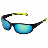 Ochelari De Ciclism Unisex Techsuit 9937, Negri Albastri Galbeni