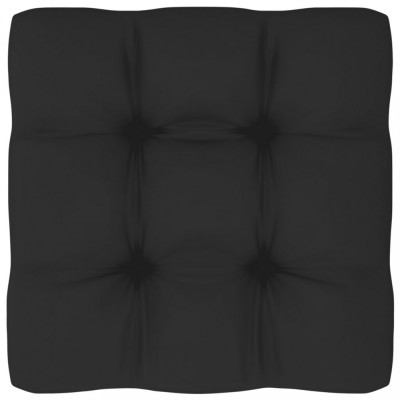 Pernă canapea din paleți, negru, 70x70x10 cm foto