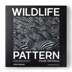 Printworks - Puzzle Wildlife Zebra 500 piese