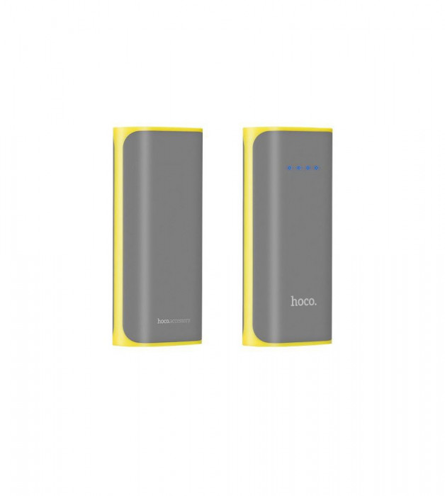 HOCO 5200mAh Powerbank B21-5200 Tiny Concave 5V/1A-Culoare Gri