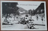 Carte postala, Calimanesti, vederea strandului, 1943