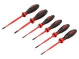 Set șurubelnițe izolate slim Torx&reg; și PZ, 6 buc.