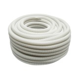 Tub flexibil copex 25mm cu fir, ignifug din polietilena HDPE, 320N gri 50m/rola