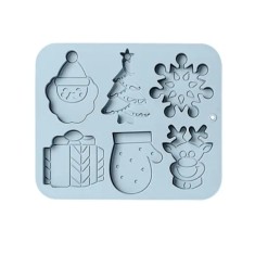 Forma din Silicon pentru Ciocolata de Casa, Bomboane, Jeleuri sau Cuburi de Gheata, Albastru, 22 x 18 x 1 cm, TopBazar