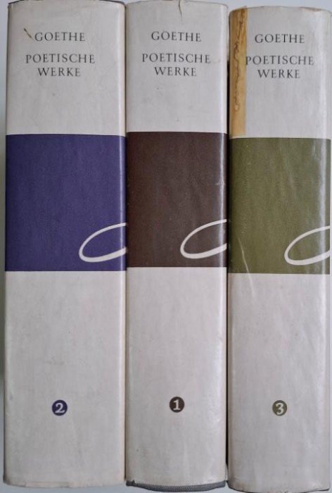 Poetische Werke in drei Banden (3 volume) &ndash; Goethe
