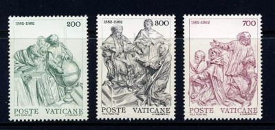 Vatican 1982 - Calendarul Gregorian, serie neuzata foto