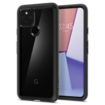 Husa Plastic - TPU Spigen ULTRA HYBRID pentru Google Pixel 5, Neagra ACS01898 foto