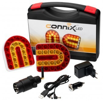 Kit lampi wireless LED prindere magnetica Connix 12v foto