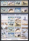 Jersey 1998 - Păsări, Serie + Bloc, MNH