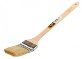 Pensula Vopsit Plata Curbata 40mm (1.5 Inch) Tolsen, Perii PET/Bristle, Maner Lemn, Profesionala
