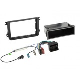 Kit radio 1DIN VW, Skoda rama + mufa alimentare si radio