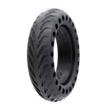 Cauciuc Pneu Trotineta Electrica 8x2-5 V2 Plin Perforat Moale Negru Compatibil E-TWOW (Nu Xiaomi) Fara Pana Motorevolution