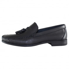 Mocasini barbati piele naturala - Dogati shoes negru - Marimea 41