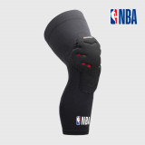 Set 2 Genunchiere de Protecție Baschet KP500 NBA DUALSHOCK Negru Copii, TARMAK