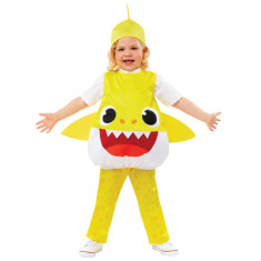 Costum Baby Shark pentru copii, galben 3-4 ani 104 cm