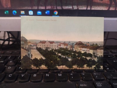 Turnu Severin, Vederea generală a Parcului, circulație 3/16 iul. 1911, 205 foto