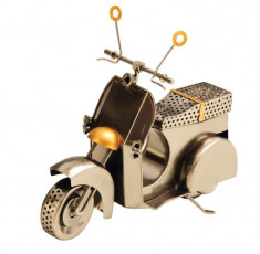 Decoratiune Metal model Scooter stil modern NAGO H 21.5 cm Alama foto