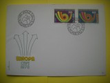 HOPCT PLIC FDC S NR 78 -LICHTENSTEIN -EUROPA CEPT 1973
