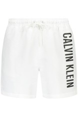 Calvin Klein Pantaloni scurti de inot , cu logo, alb (Marime: 2XL)