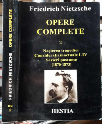 Friedrich Nietzsche-Opere complete, vol.2 foto