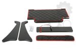 Raft interior cabina sofer FT04, LED - Elegance, MAN TGA SZEROKA KABINA XXL negru, F-CORE FT04 negru