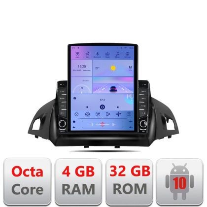 Navigatie Ford Kuga 2013-2017 G-362 ecran tip TESLA 9.7&quot; cu Android Radio Bluetooth Internet GPS WIFI 4+32GB DSP 4G O CarStore Technology