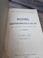 Buletinul deciziunilor pronuntate de Inalta Curte de Casatie si Justitie in anul 1927 vol.LXIV, partea II