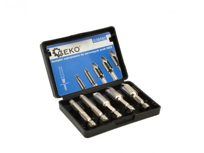 Set de extractoare pentru suruburi rupte, 5 bucati Geko G38592 foto