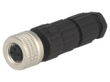 Conector M8 Femelă 3 Pinuri Cablu Drept