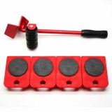 Kit pentru transportat mobila, Zola, 5 piese, cu role, greutate suportata 150 kg