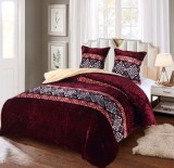 Cumpara ieftin Lenjerie Pat Cocolino Crimsy Co038, Microfibra Plusata, 3 Piese, , Rosu