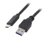 Cablu USB 3.0 USB A la USB C 1m Negru Aurit, Gembird