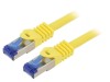Patch Cord S/FTP Cat6a Cu LSZH Galben 1.5m, Logilink