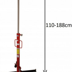 Cric cutie viteza si motor cu roti pivotante 500 kg, 190cm inaltime