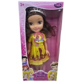 Papusa tip Belle 30 cm, plastic, pentru fete, +3 ani, multicolor