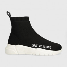 Love Moschino sneakers culoarea negru JA15263G1IIZ500A